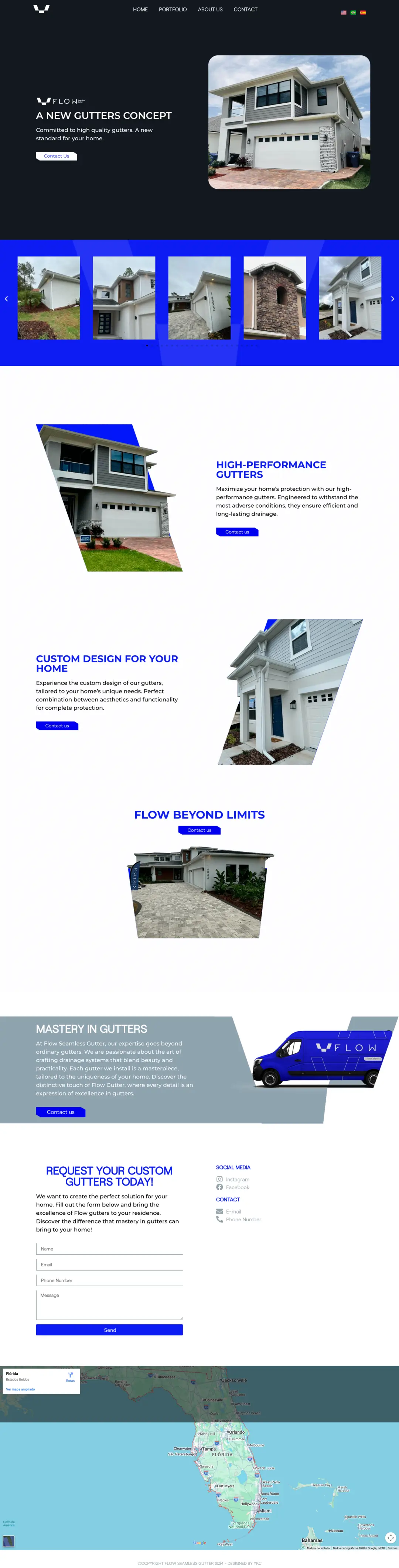 Flow Gutter — projeto Solomons