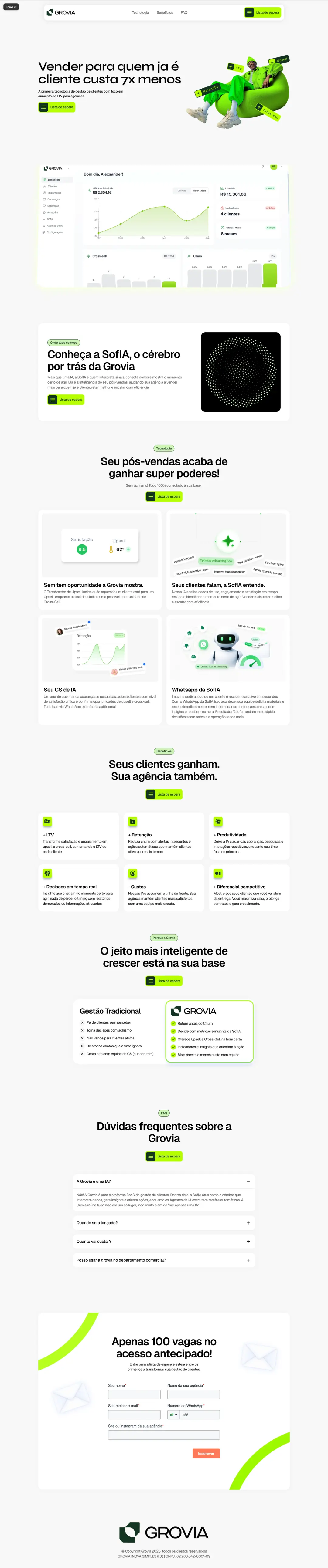 Grovia — projeto Solomons